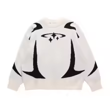 STAR SWEATER WHITE