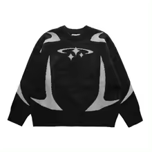 STAR SWEATER BLACK